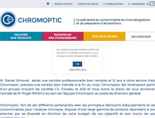 Tablet Screenshot of chromoptic.com